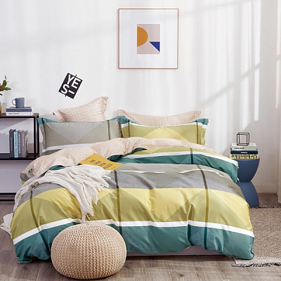 Комплект постельного белья Мораль разноцветный Homeline 