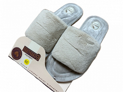 Капці домашні Gemelli Мілка р.39 бежевий