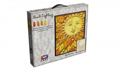 Картина из легкой глины Handlighting Солнце OKTO 