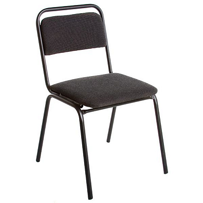 Стул Nowy Styl VISITOR BLACK (CH) C-26 черно-серый 