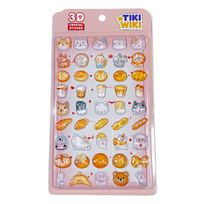 Набор наклеек Tiki Wiki 3D сек Tiki Wii сер
