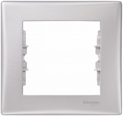 Рамка Schneider Electric Sedna алюминий