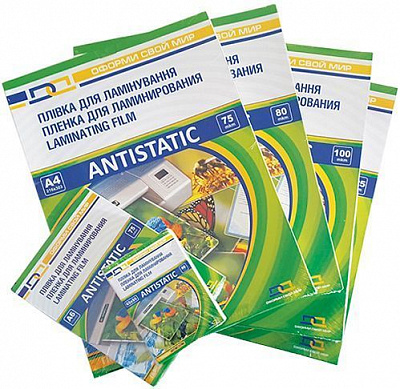 Пленка для ламинирования D&A А4 ПЭТ глянец 80 мкм 100 шт. 