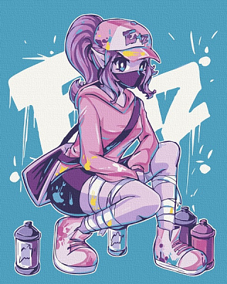 Картина по номерам Style girl 10218-AC 40х50 см ArtCraft 