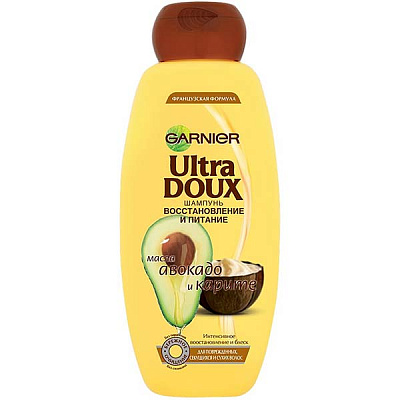 Шампунь Ultra Doux Авокадо и карите 400 мл