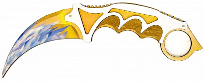 Игрушечное оружие Сувенир Декор Нож Керамбит (Frozen) из STANDOFF 2