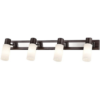 Спот Victoria Lighting 4x40 Вт E14 хром/венге SETT/PL4