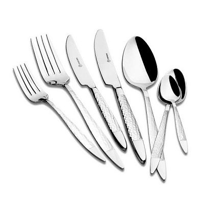 Набір столових приборів Sahra на 12 персон 84 предмети A2417 Korkmaz