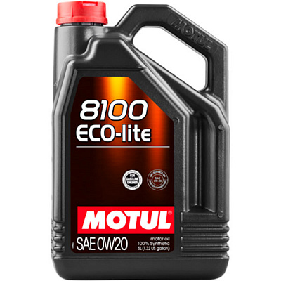 Моторное масло Motul 8100 Eco-lite SAE 0W-20 5 л