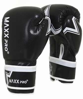 Боксерські рукавиці MaxxPro AVG-451 Black vynil-10 р. 10 10 ozoz Black vynil-10 чорний