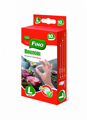 Перчатки виниловые Fino р.L