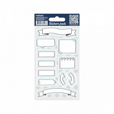 Наклейка MAXGROUP Стикерпак Таблички NM-350