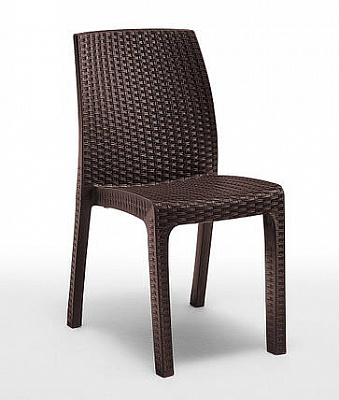 Стул пластиковый Bica Verona коричневый 
