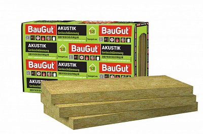 Базальтовая вата BauGut AKUSTIK THERMOWOOL BLOCK STANDARD 45 100мм 2,88кв.м