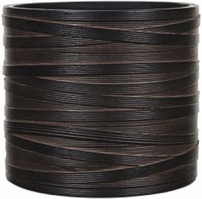 Кашпо керамічне Capi Loop круглий 1,6л коричневий (080111)