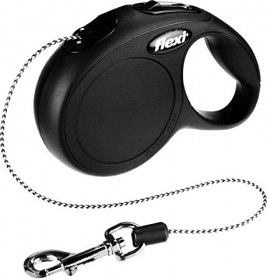 Поводок-рулетка Flexi Classic XS черный до 8 кг 3 м