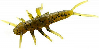 Приманки для ловли рыбы FishUp Stonefly 0.75 21 мм 12 шт. #074 - Green Pumpkin Seed