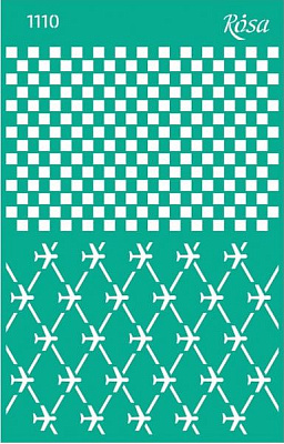 Трафарет многоразовый самоклеящий Make your journey №1110 GPТ50046016 130х200 мм Rosa Talent