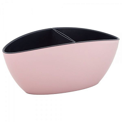 Горшок пластиковый Алеана Каноэ со вставкой 32х14 см овальный фрезия (115048) 