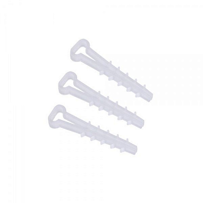 Дюбель-ялинка плоский Expert 8х4 мм 100 шт. прозорий