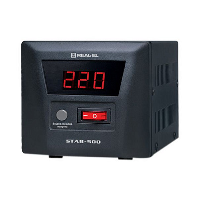 Стабилизатор напряжения  REAL-EL STAB-500 EL122400002