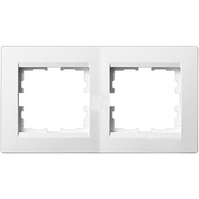 Рамка двомісна UP! (Underprice) One горизонтальна білий 706-0200-147