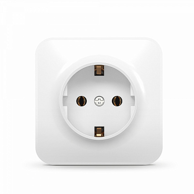 Розетка с заземлением Videx Binera IP20 белый VF-BNS21G-W