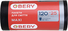 Мешки для бытового мусора OBERY 120 л 25 шт.