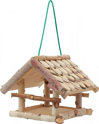 Кормушка Березовая мини 18,5х23,5х22 см