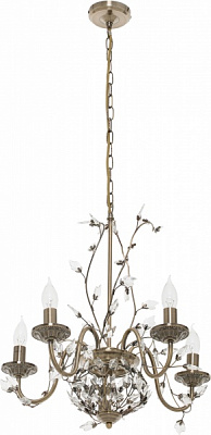 Люстра подвесная Arte Lamp MARQUETTE 5xE14 античная бронза A2092LM-5AB 