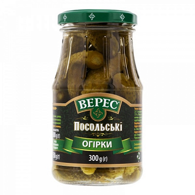 Огурцы Верес Посольские 300 г