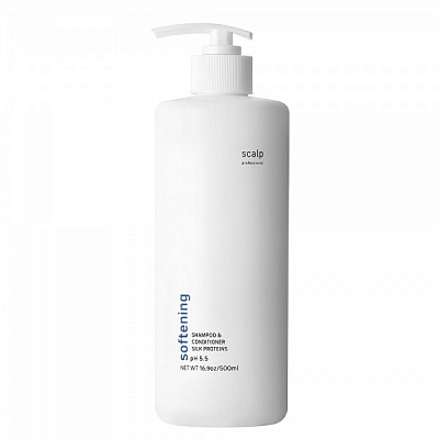 Шампунь-кондиціонер Scalp пом’якшувальний з протеїнами шовку 500 мл