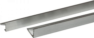 Уголок алюминиевый Mada 12,5x2500x металлик 