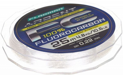 Леска Flagman Ardent Fluorocarbon 25м 0,22мм 4,8кг