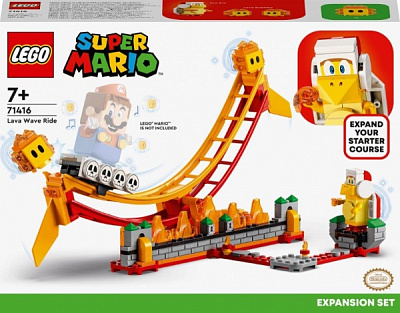 Конструктор LEGO Super Mario Поїздка на хвилі лави 71416