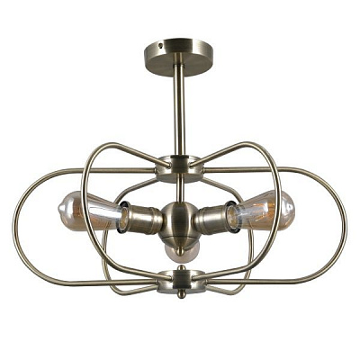 Люстра потолочная Victoria Lighting 3x60 Вт E27 золото Noir/PL3 gold 