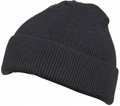 Шапка полушерстяная черный
