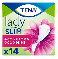 Прокладки Tena Lady Slim Ultra Mini 14 шт.