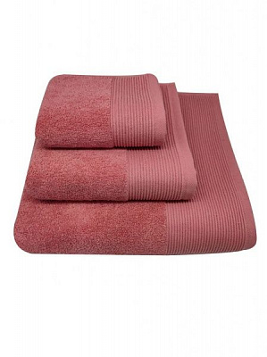 Рушник махровий Гофре 30x70 см чайна троянда La Nuit