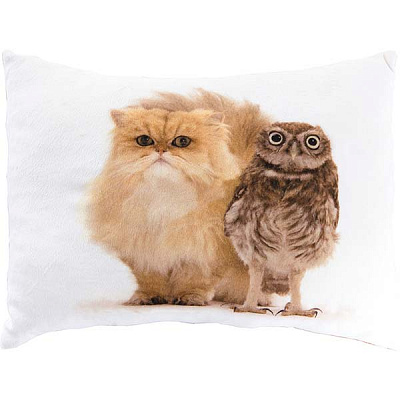 Подушка декоративная Коты 40x50 см с принтом 