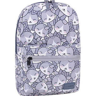Рюкзак молодежный Bagland mini Белые коты 8л 756 (00508664)