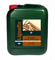 Биозащита Lignofix P концентрат коричневый Коричневый 5 кг