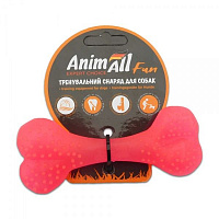 Іграшка для собак AnimAll Кістка 12 см коралова 88113