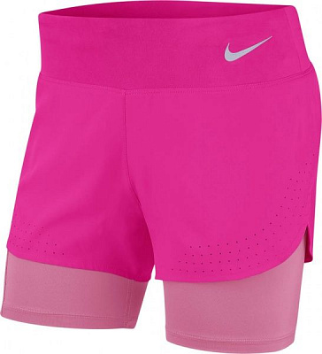 Шорты Nike W NK ECLIPSE 2IN1 SHORT AQ5420-601 р. M розовый