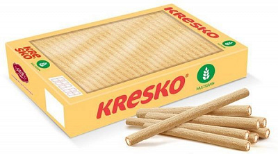 Трубочки АВК хрустящие со вкусом банана Kresko 