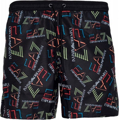 Шорти EA7 Mens woven boxer 902000-0P747-17520 р. 46 чорний