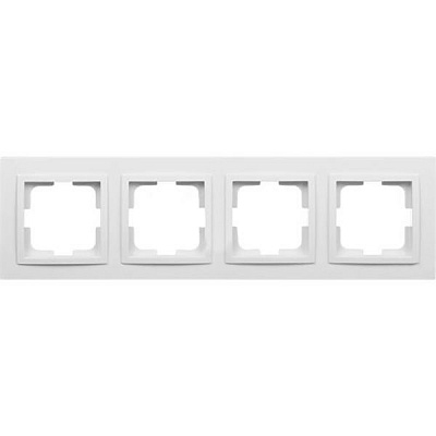 Рамка чотиримісна Mono Despina універсальна білий 102-190000-163