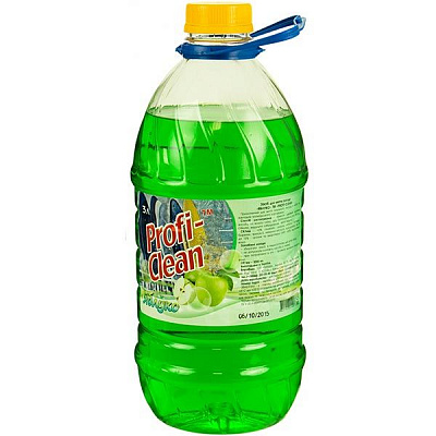 Средство для ручного мытья посуды Profi-Clean Яблоко 3л