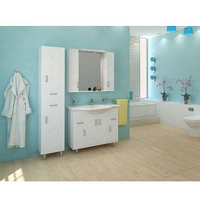 Тумба напольная Aqua Rodos Ассоль 100 с умывальником New Klasik 081300-u