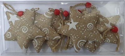 Подвеска ПіонеR Звезда 6 шт. 92468-PN 9 см